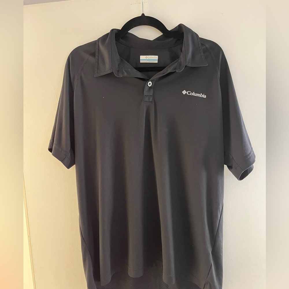 Men’s Columbia black polo